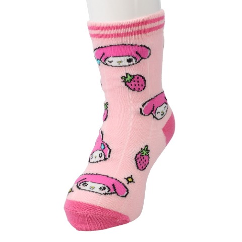 キッズ　クルーソックス（15-20cm・マイメロディ）