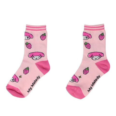 キッズ　クルーソックス（15-20cm・マイメロディ）