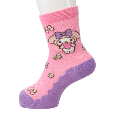 キッズ　クルーソックス（15-20cm・マイメロディ）