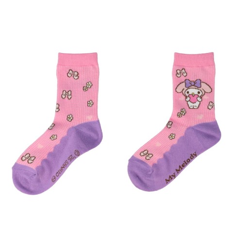 キッズ　クルーソックス（15-20cm・マイメロディ）