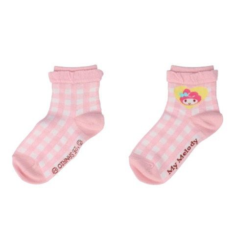 キッズ　クルーソックス（15-20cm・マイメロディ）