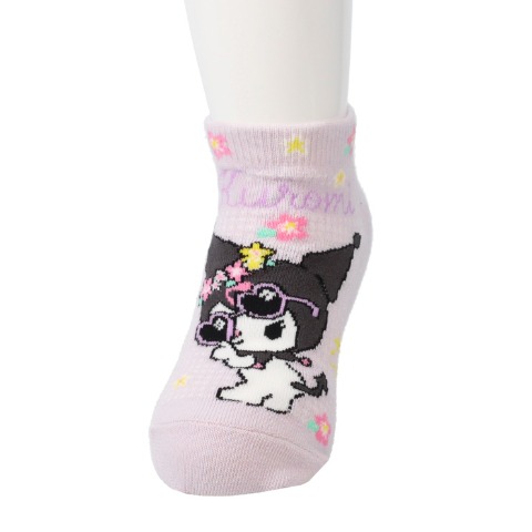 キッズ　スニーカーソックス（15-20cm・クロミ）