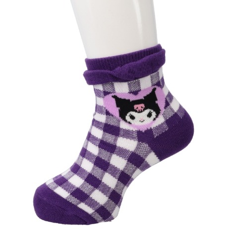 キッズ　クルーソックス（15-20cm・クロミ）