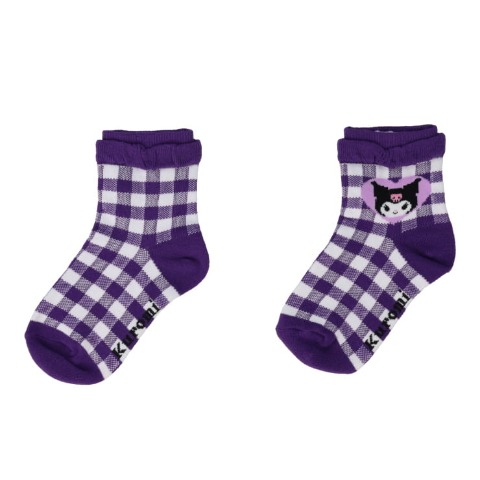 キッズ　クルーソックス（15-20cm・クロミ）