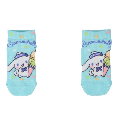 キッズ　スニーカーソックス（15-20cm・シナモロール）