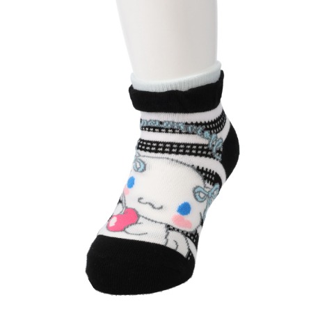 キッズ　スニーカーソックス（15-20cm・シナモロール）