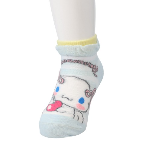 キッズ　スニーカーソックス（15-20cm・シナモロール）