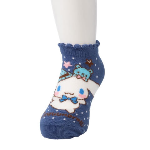 キッズ　スニーカーソックス（15-20cm・シナモロール）