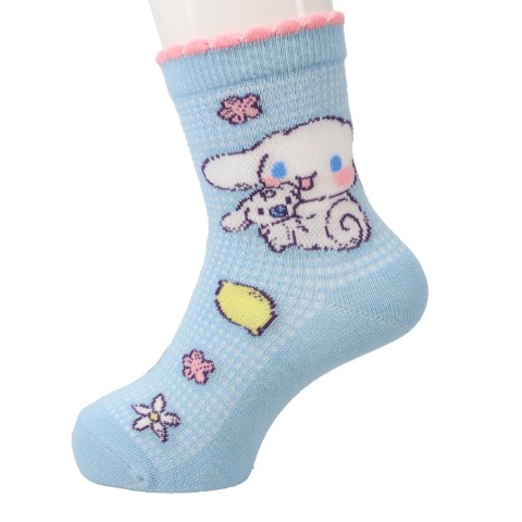 キッズ　クルーソックス（15-20cm・シナモロール）