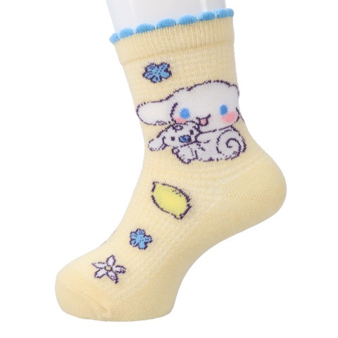 キッズ　クルーソックス（15-20cm・シナモロール）