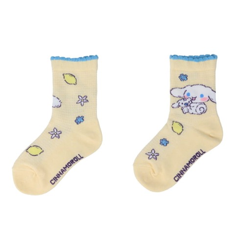 キッズ　クルーソックス（15-20cm・シナモロール）