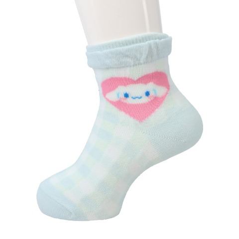 キッズ　クルーソックス（15-20cm・シナモロール）