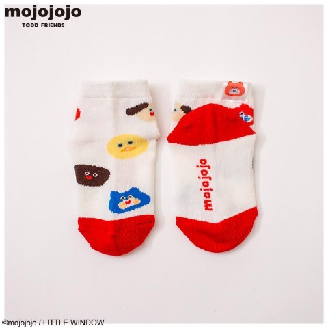 キッズ　ショートクルーソックス（15～20cm　mojojojo）