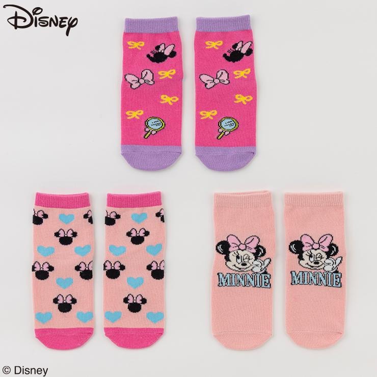 キッズ 3足組ソックス（15～20cm Disney/leap） | バースデイ