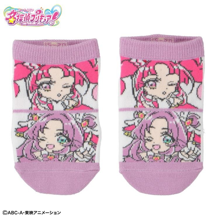 キッズ スニーカーインソックス(15～20cm 『名探偵プリキュア