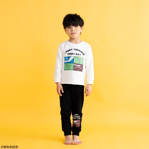 キッズ　長袖パジャマ（100～140cm・JR)