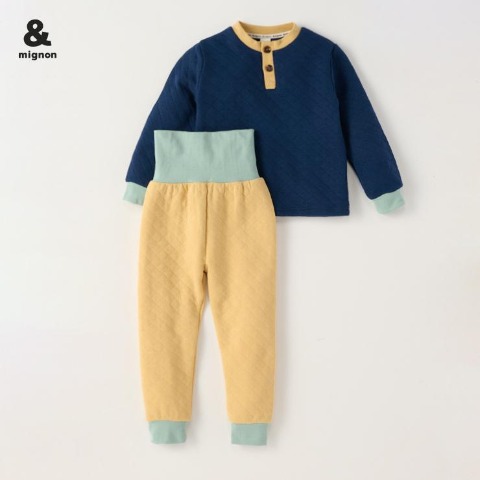 キッズ　長袖パジャマ（100～120cm・&mignon）