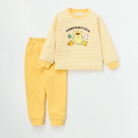 キッズ　パジャマ（100～120cm・ポムポムプリン）