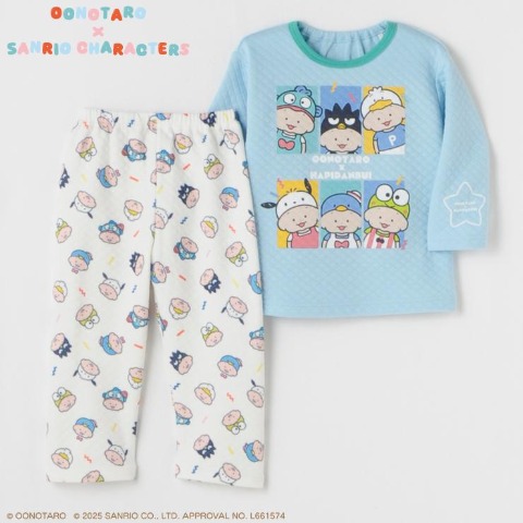 キッズ　パジャマ(100cm・110cm・120cm・おおのたろう×はぴだんぶい）