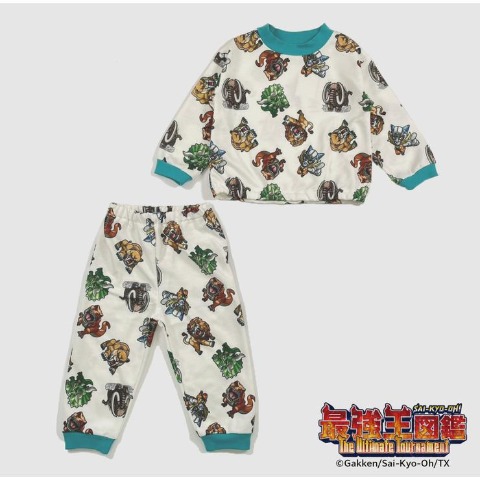 キッズ　パジャマ　（100～130cm・最強王図鑑）