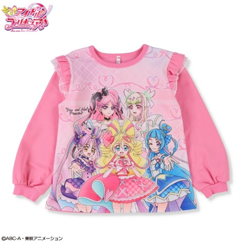 キッズ　パジャマ（110～130㎝　『キミとアイドルプリキュア♪』）