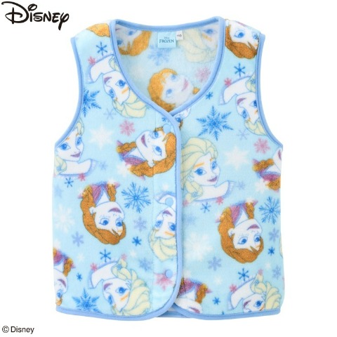 キッズ　ベスト（110～130cm　Disney） サックス 206