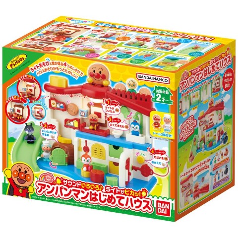 サウンドいろいろ♪ライトがピカッ！アンパンマンはじめてハウス