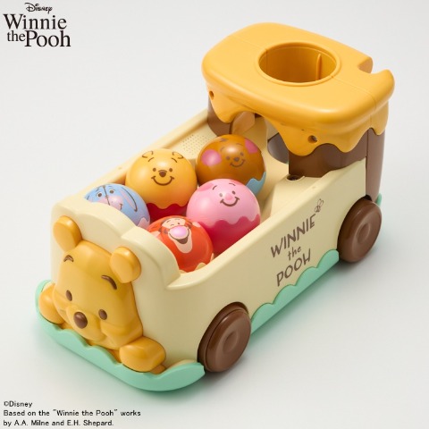 玩具　おいかけて♪かぞえて♪2WAYボールバス くまのプーさん