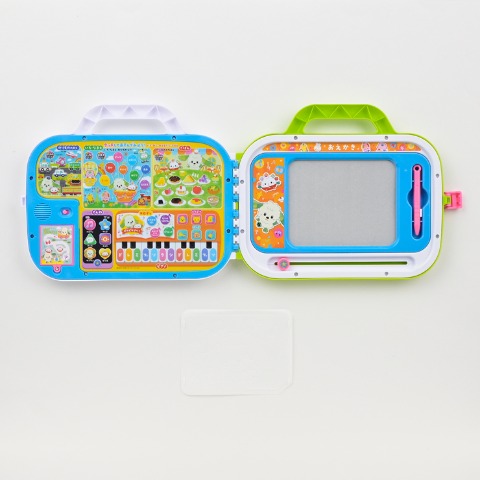 ワンワンとぽぅぽ NEW! クイズにおえかき! ミュージック! タッチでおしゃべりレッスンバック