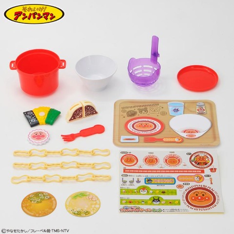 湯切りでチャッチャッ! アンパンマンラーメンセット