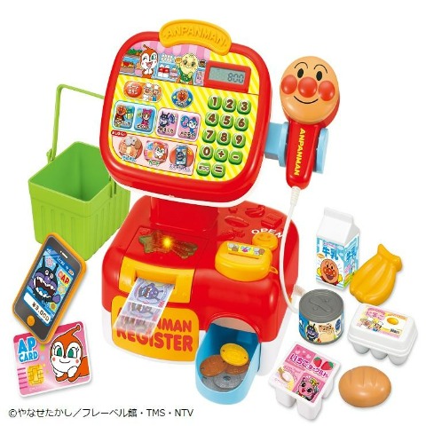 おさつスイスイ！セルフでピピッ♪ アンパンマンレジスター