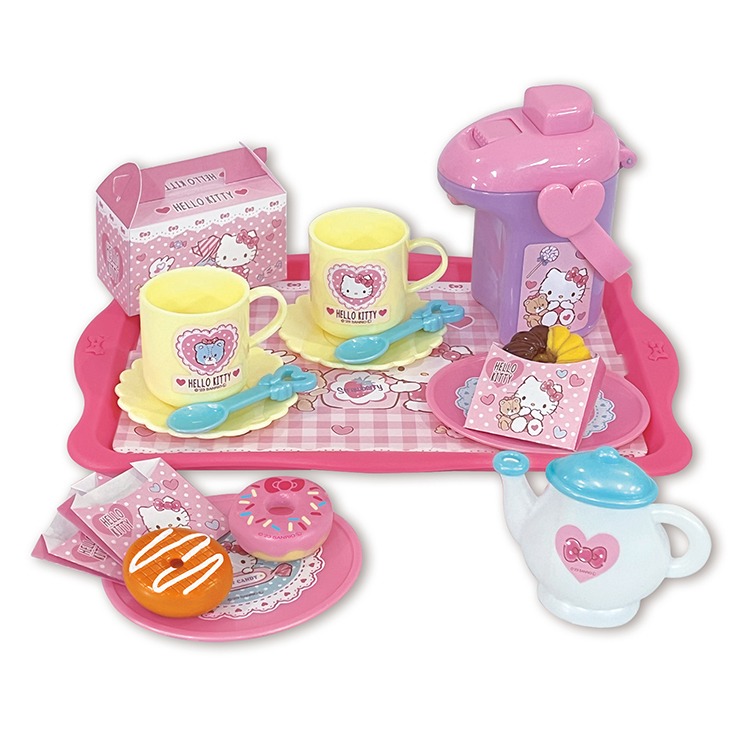 ハローキティーちゃんコラボル・クルーゼ食器 6個セット台湾限定バラ