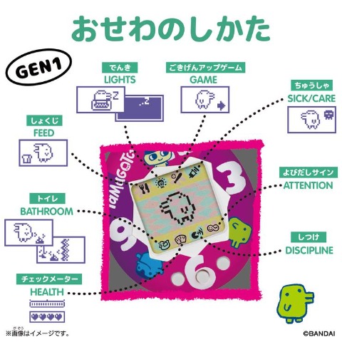 Original Tamagotchi Tama Cafe