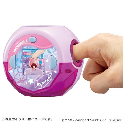 玩具　ぷにるんず ぷにすたる クリアピンク