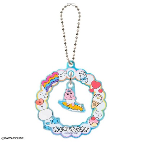 おぱんちゅうさぎ ゆらゆらアクリルキーホルダー おぱんちゅうさぎ(サーフィン)