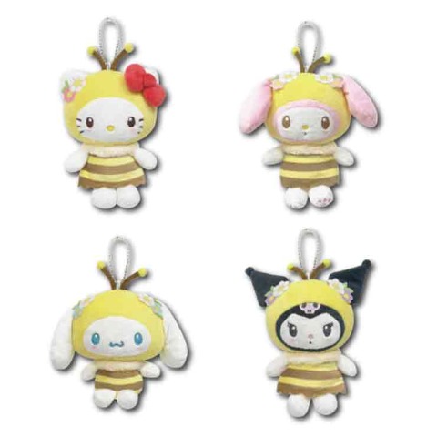 サンリオマスコットポーチ　 （ミツバチ　マイメロディ）