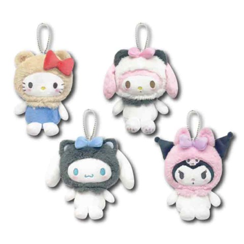 サンリオマスコットポーチ　 （あにまる　マイメロディ×ぱんだ）