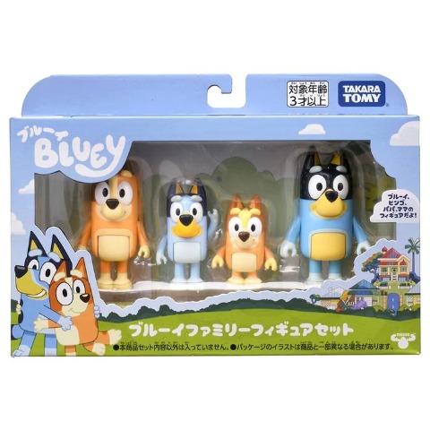 ブルーイ ブルーイファミリーフィギュアセット