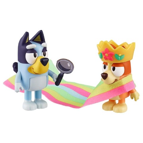 ブルーイ ブルーイなかよしフィギュアセット  クイーンビンゴとブルーイ