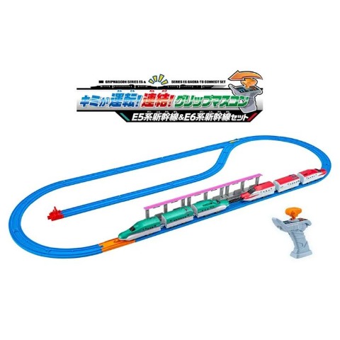 プラレール キミが運転!連結!グリップマスコン E5系新幹線＆E6系新幹線セット【特典付き】