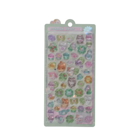 玩具　ボンボンドロップシール　ねこねこボンボン