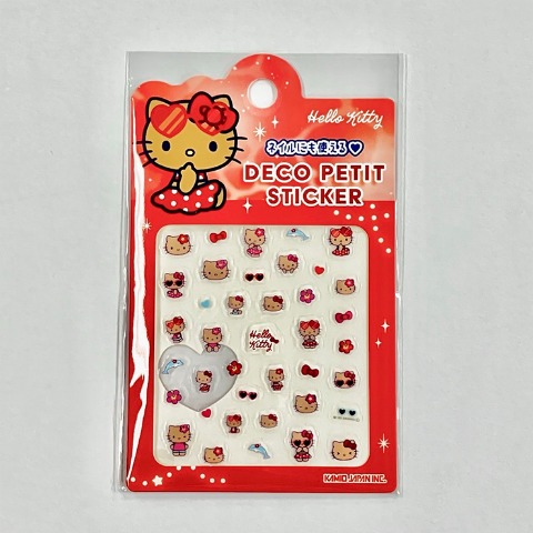 玩具　デコプチステッカー　 日焼けキティ （サンリオキャラクターズ）