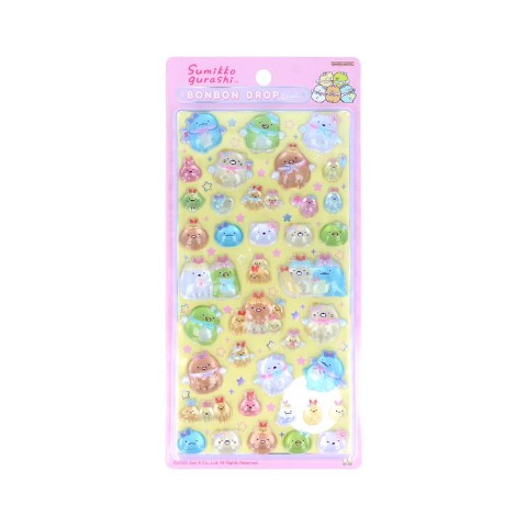 ボンボンドロップシール　 すみっコぐらし　ピンク