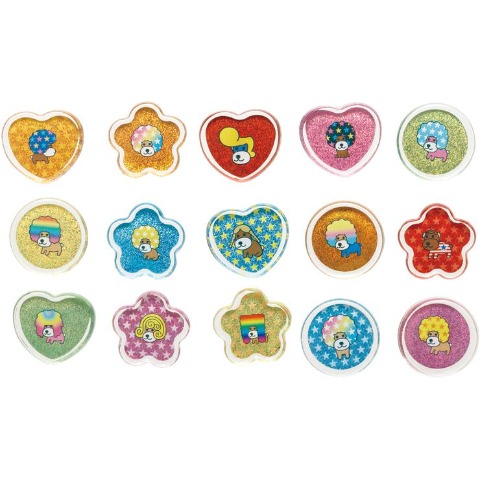 玩具　シールビッツ　 （アフロ犬）