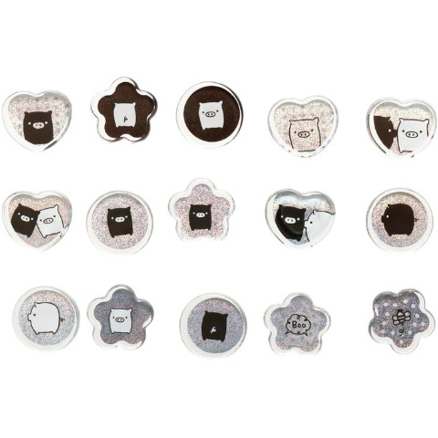 玩具　シールビッツ　 （モノクロブー）