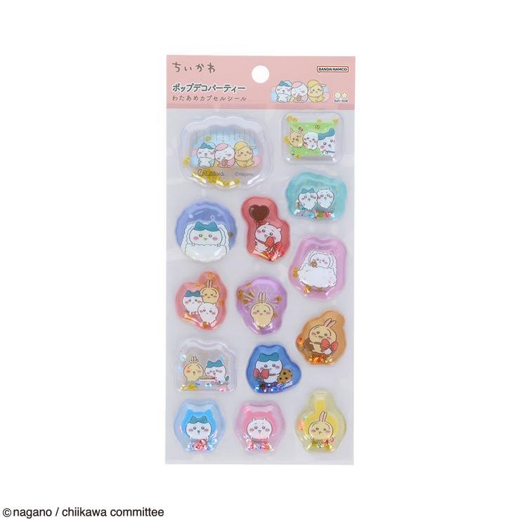 わたあめカプセルシール ちいかわ ちいかわ・ハチワレ・うさぎ