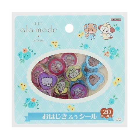 おはじき風シール　Ｌｉｌ　ａｌａ　ｍｏｄｅ　ミント