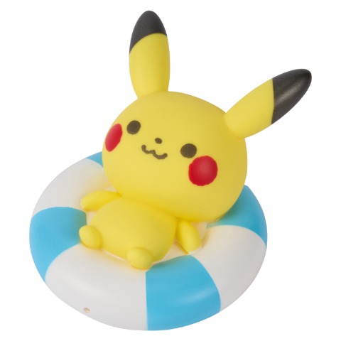 モンポケ ピカチュウのみずてっぽう うきわ