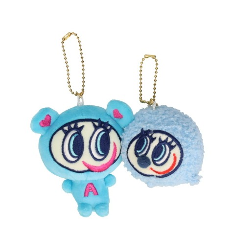 ニコぬいキーホルダー ANGEL BLUE