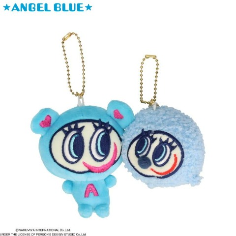 ニコぬいキーホルダー ANGEL BLUE